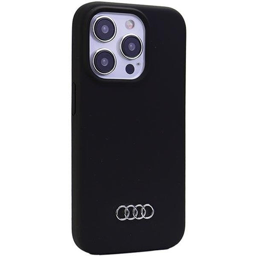 Кейс Audi Silicone Case за iPhone 15 Pro 6.1 черен / черен