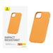 Кейс Baseus Fauxther Series за iPhone 15 оранжев
