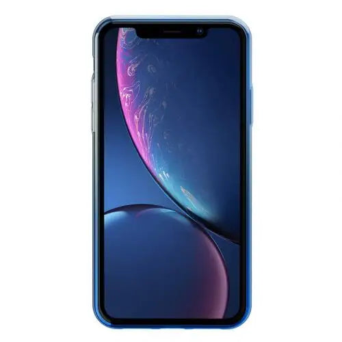 Кейс Baseus Glow за iPhone Xr прозрачен / син