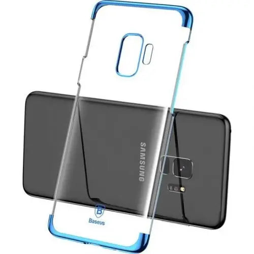 Кейс Baseus за Samsung Galaxy S9 син/ брокат