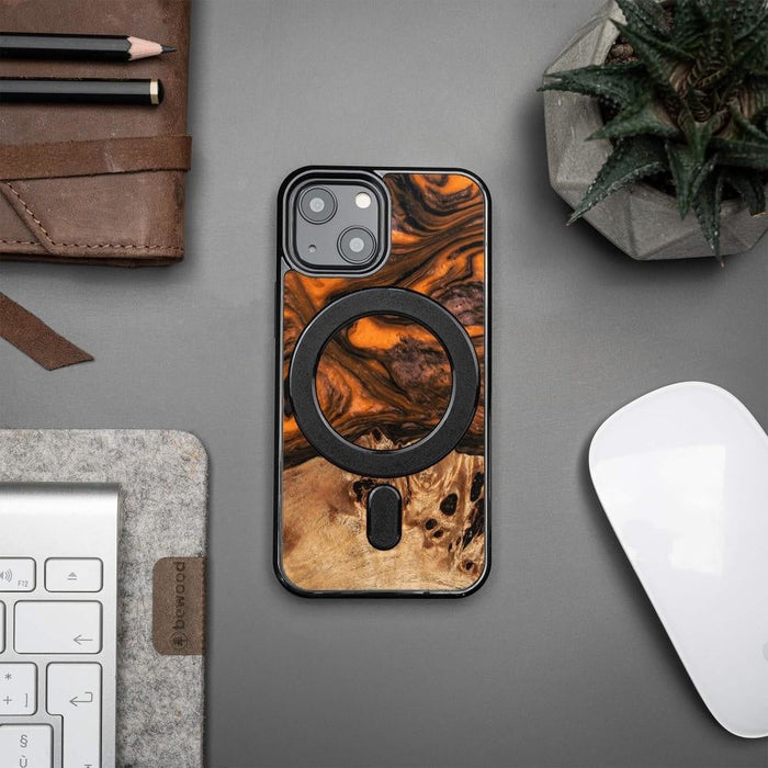 Кейс Bewood Unique Orange за iPhone 13 Mini съвместим