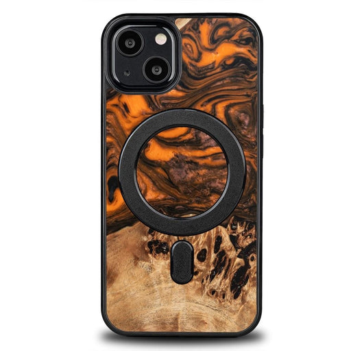 Кейс Bewood Unique Orange за iPhone 13 съвместим с MagSafe
