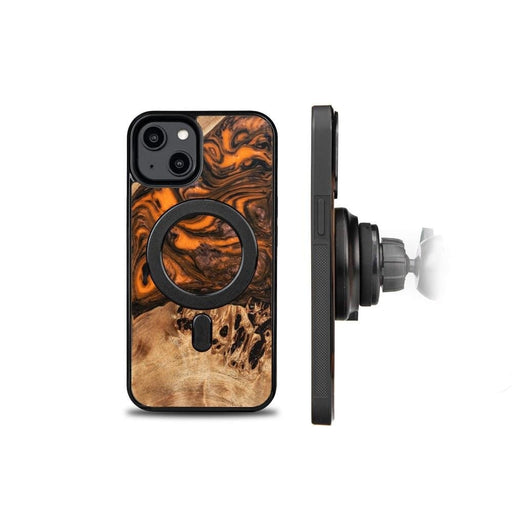 Кейс Bewood Unique Orange за iPhone 14 съвместим с MagSafe