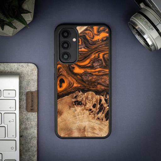 Кейс Bewood Unique Orange за Samsung Galaxy A54 5G черно и