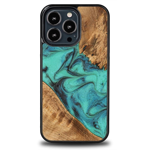 Кейс Bewood Unique Turquoise за iPhone 13 Pro тюркоазено и