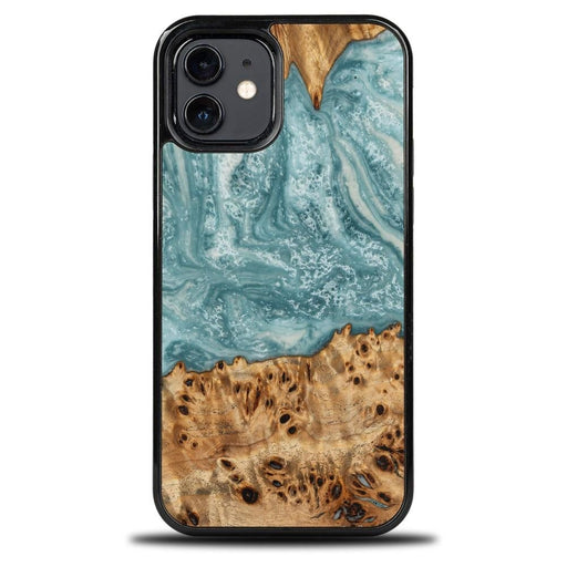 Кейс Bewood Unique Uranus за iPhone 12/12 Pro синьо и бяло