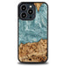 Кейс Bewood Unique Uranus за iPhone 13 Pro синьо и бяло