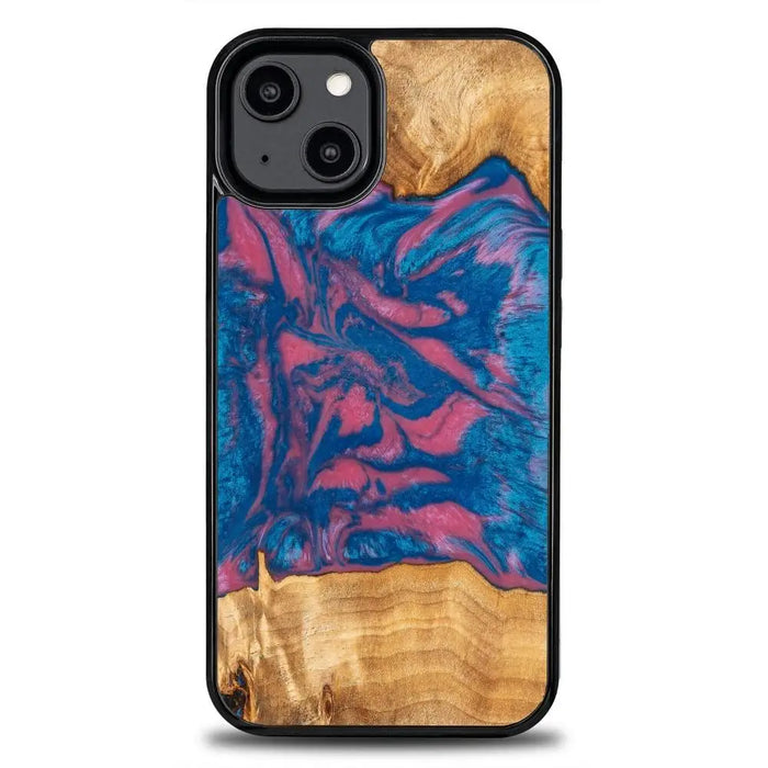 Кейс Bewood Unique Vegas за iPhone 14 Pro розово и синьо