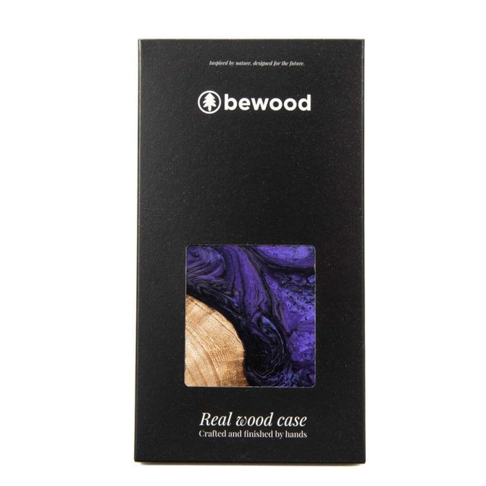 Кейс Bewood Unique Violet за iPhone 14 съвместим с MagSafe