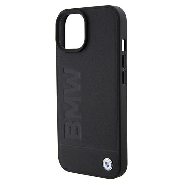 Кейс BMW BMHMP15SSLLBK за iPhone 15 6.1 черен / черен твърд