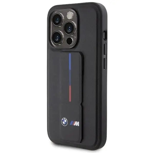 Кейс BMW Grip Hot Stamp за iPhone 15 Pro Max черен