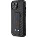 Кейс BMW Grip Stand Smooth & Carbon за iPhone 15 черен