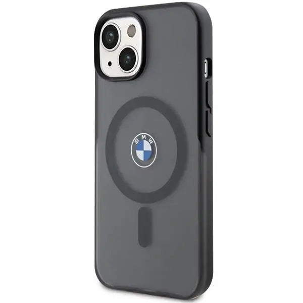 Кейс BMW IML Signature MagSafe за iPhone 15 черен