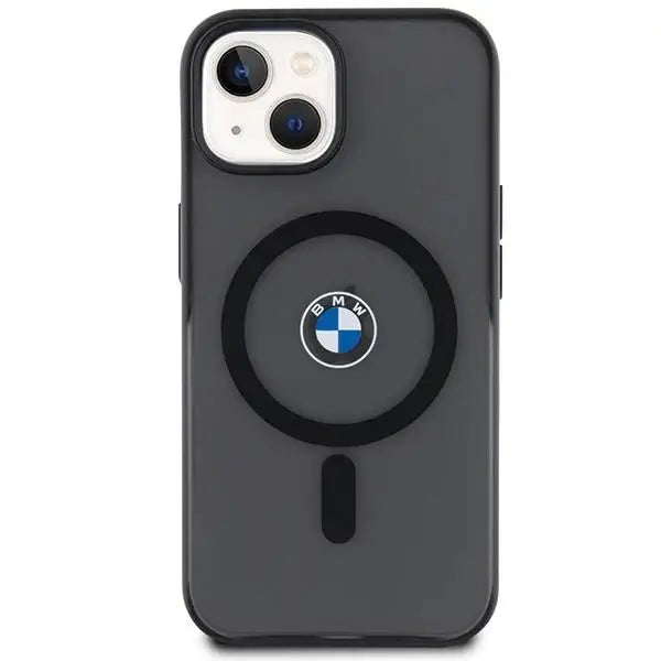 Кейс BMW IML Signature MagSafe за iPhone 15 черен