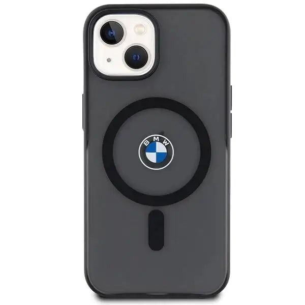 Кейс BMW IML Signature MagSafe за iPhone 15 Plus / 14 черен