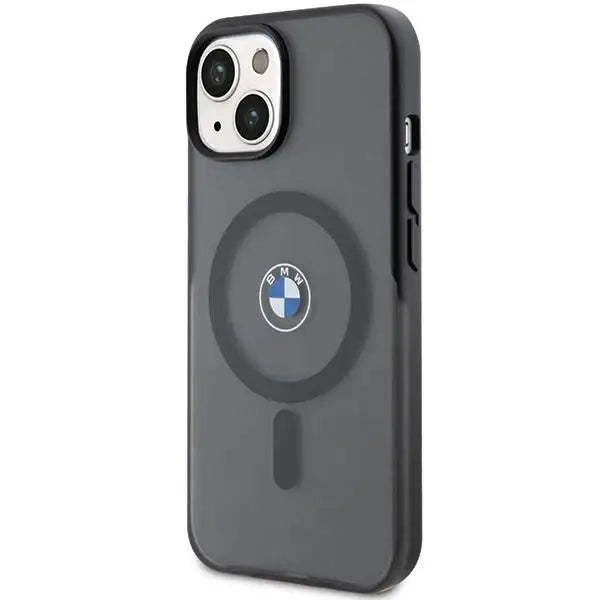 Кейс BMW IML Signature MagSafe за iPhone 15 Plus / 14 черен