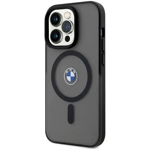 Кейс BMW IML Signature MagSafe за iPhone 15 Pro Max черен