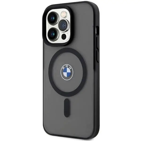 Кейс BMW IML Signature MagSafe за iPhone 15 Pro Max черен