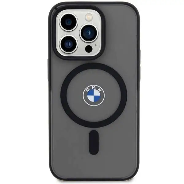 Кейс BMW IML Signature MagSafe за iPhone 15 Pro Max черен