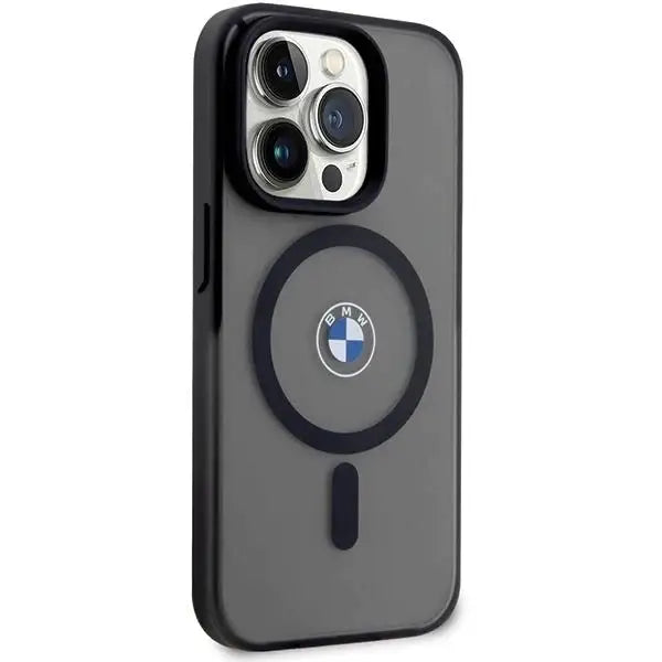 Кейс BMW IML Signature MagSafe за iPhone 15 Pro Max черен