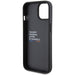 Кейс BMW Leather Carbon за iPhone 15 черен