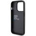 Кейс BMW Leather Carbon за iPhone 15 Pro черен