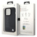 Кейс BMW Leather Hot Stamp за iPhone 15 Pro Max съвместим