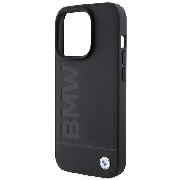 Кейс BMW Leather Hot Stamp за iPhone 15 Pro Max съвместим