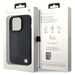 Кейс BMW Leather Hot Stamp за iPhone 15 Pro съвместим