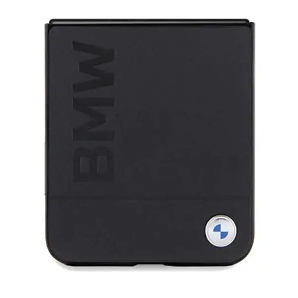 Кейс BMW Leather Hot Stamp за Samsung Galaxy Z Flip 5 черен