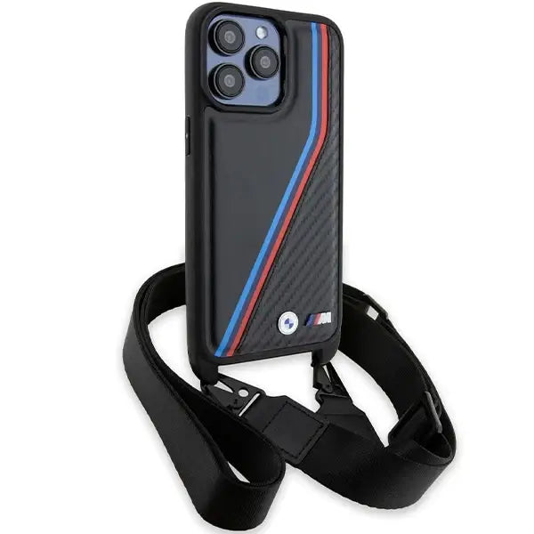 Кейс BMW M Edition Carbon Tricolor Lines & Strap за