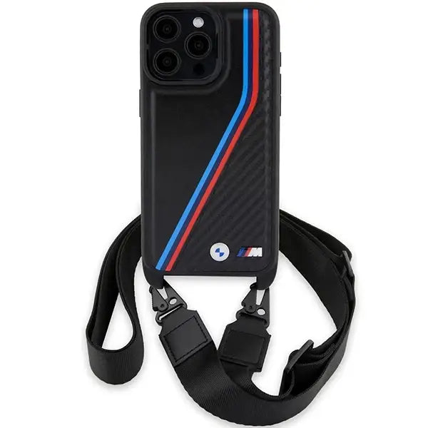 Кейс BMW M Edition Carbon Tricolor Lines & Strap за