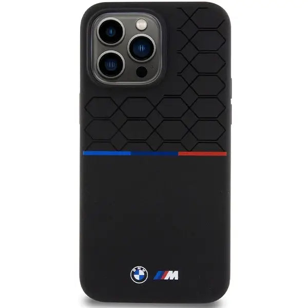 Кейс BMW M Silicone Pattern MagSafe за iPhone 15 Pro