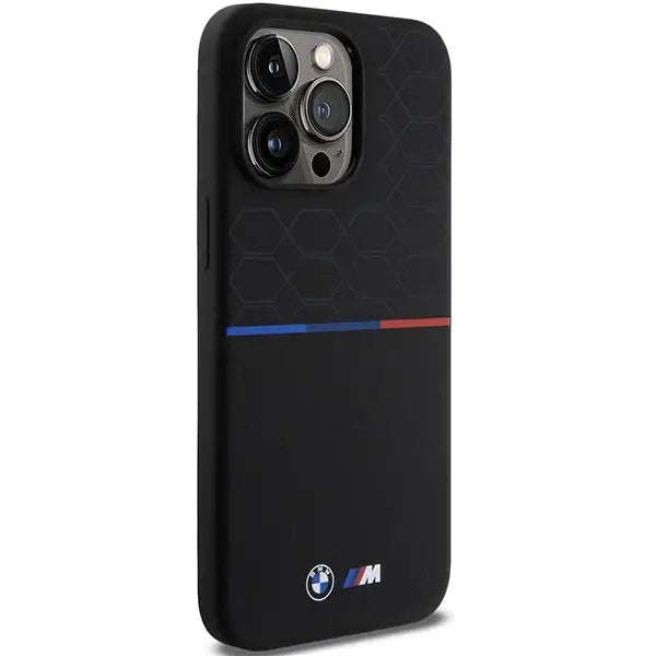 Кейс BMW M Silicone Pattern MagSafe за iPhone 15 Pro