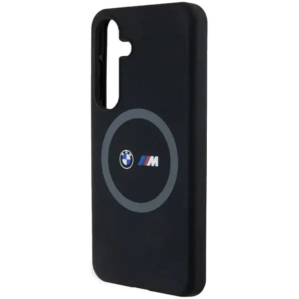 Кейс BMW M Silicone Printed Ring MagSafe за Samsung