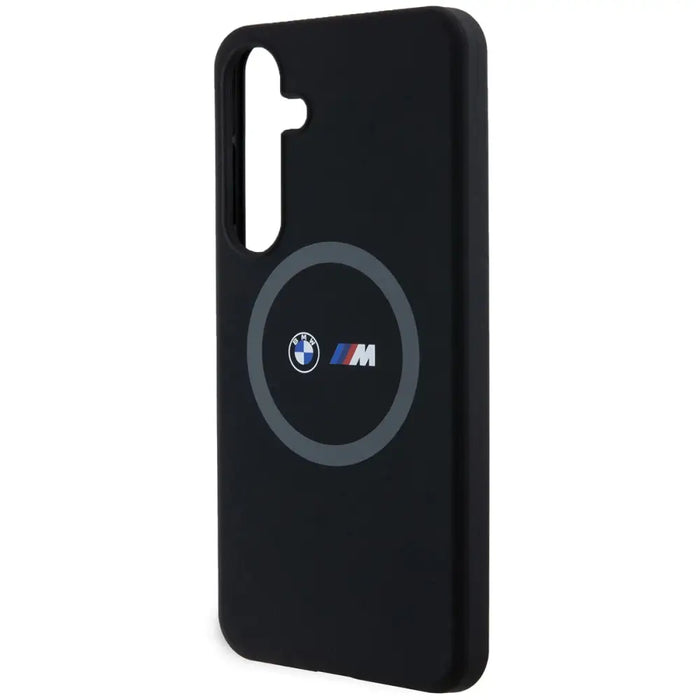 Кейс BMW M Silicone Printed Ring MagSafe за Samsung