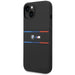 Кейс BMW M Silicone Tricolor Lines за iPhone 15 / 14