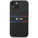 Кейс BMW M Silicone Tricolor Lines за iPhone 15 / 14