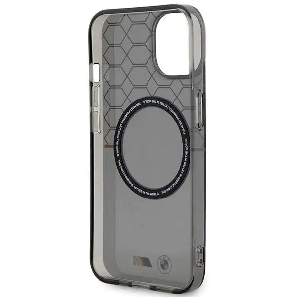 Кейс BMW Pattern MagSafe за iPhone 15 / 14 13 сив