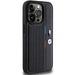 Кейс BMW Perforated Tricolor Line за iPhone 15 Pro черен