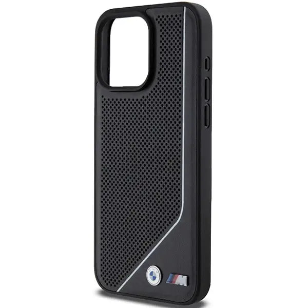 Кейс BMW Perforated Twisted Line MagSafe за iPhone 15