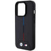 Кейс BMW Quilted Tricolor MagSafe за iPhone 15 Pro черен