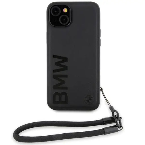 Кейс BMW Signature Leather Wordmark Cord за iPhone