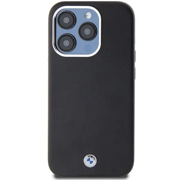 Кейс BMW Signature Wrapped Metal MagSafe за iPhone 15