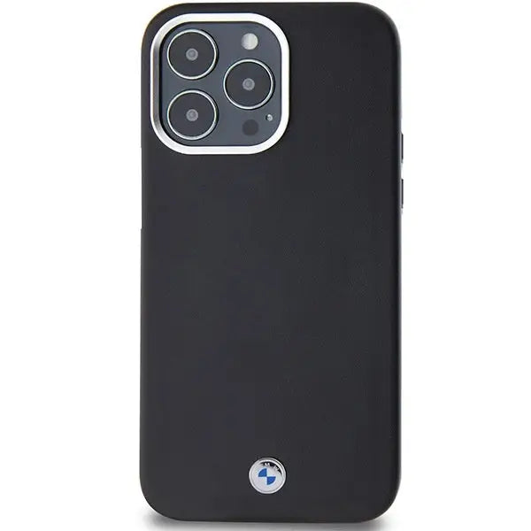 Кейс BMW Signature Wrapped Metal MagSafe за iPhone 15