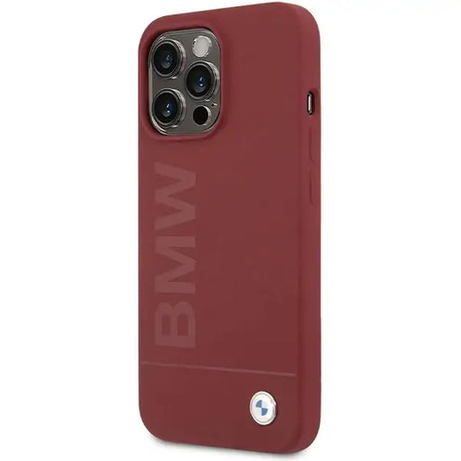 Кейс BMW Silicone Big Logo MagSafe за iPhone 15 Pro