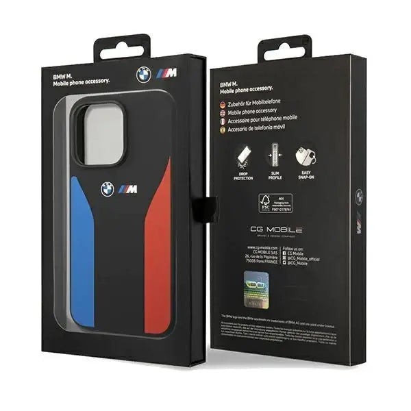 Кейс BMW Silicone Blue&Red Stripes M Collection за