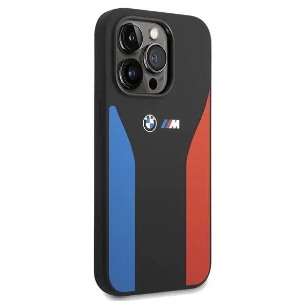 Кейс BMW Silicone Blue&Red Stripes M Collection за