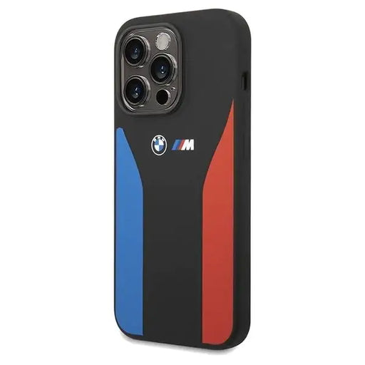 Кейс BMW Silicone Blue&Red Stripes M Collection за