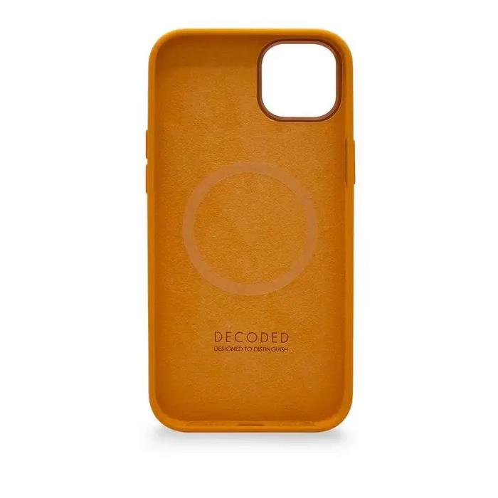 Кейс Decoded Silicone BackCover за iPhone 14 оранжев